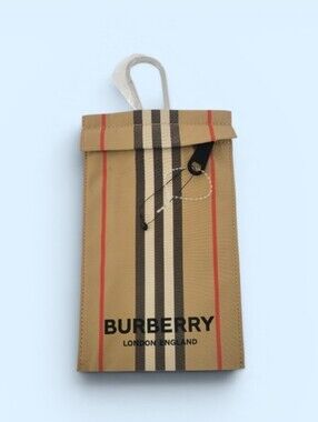 BURBERRY Heritage Stripe Plaid phone Pouch NWOT